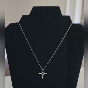 Tiffany & Co Elsa Peretti Infinity Cross Pendant Necklace